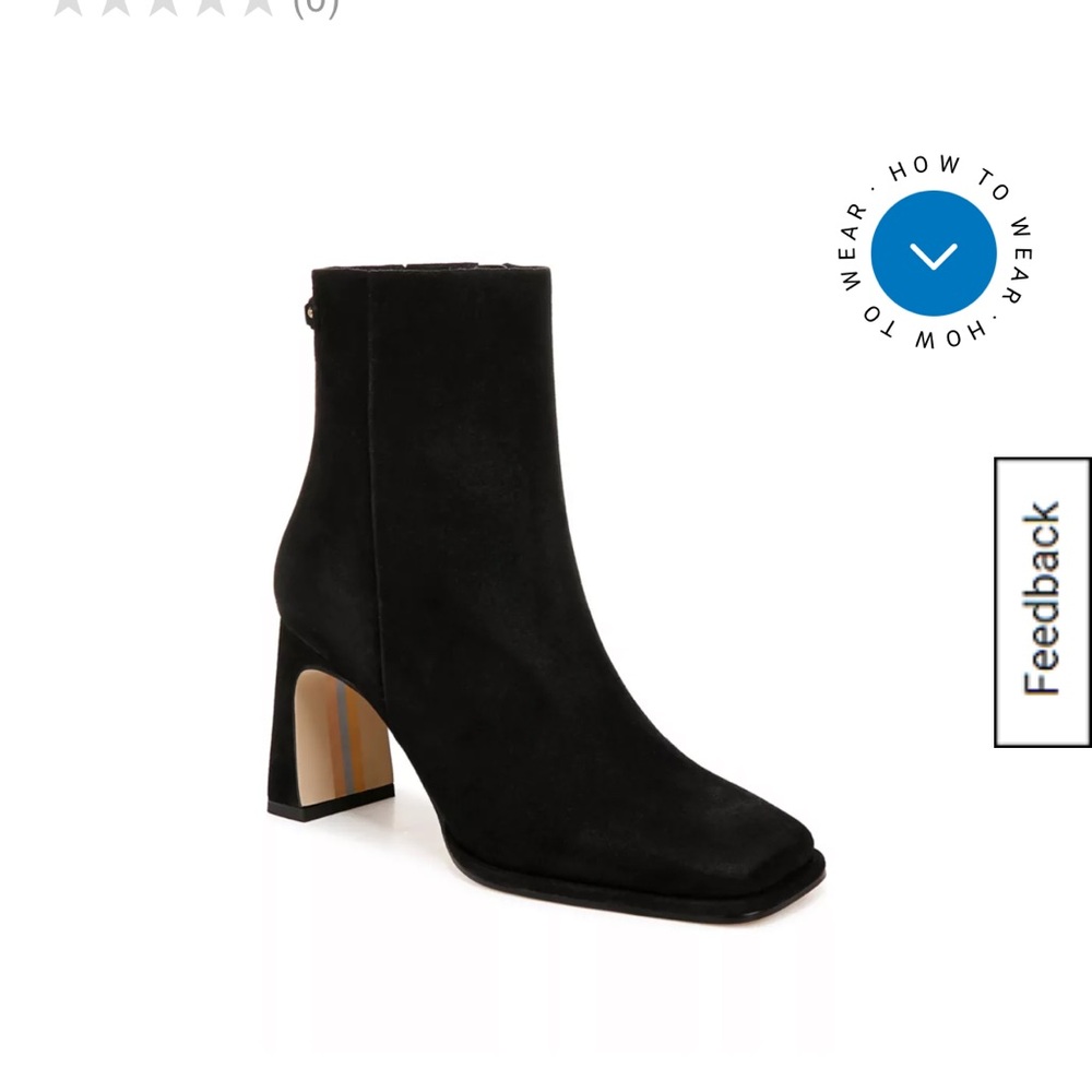 SAM EDELMAN IRIE BLACK BOOTS